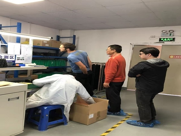 Welcome USA Customer to visit our company